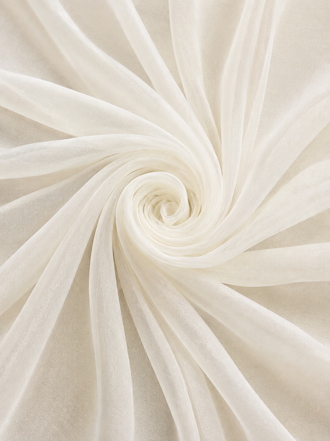 Sheer Voile Fabric Polyester  by the Yard – 120” Wide Soft Draping for Weddings, Events & Décor