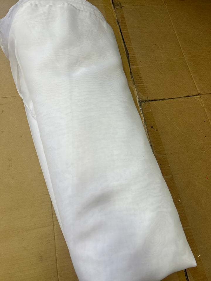 Polyester Voile White – 120” Wide, 10 Yard Continuous Pieces | Wedding & Event Draping | Free Shipping – Free Shipping