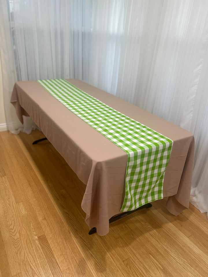 Buffalo Plaid Checkered Table Runner - 14"x108"