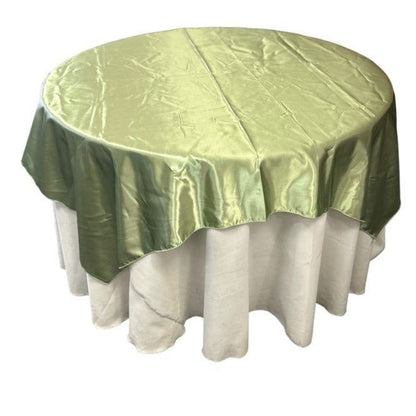 Olive Table Overlay Satin 58 X 58 Inches - New Star Fabrics