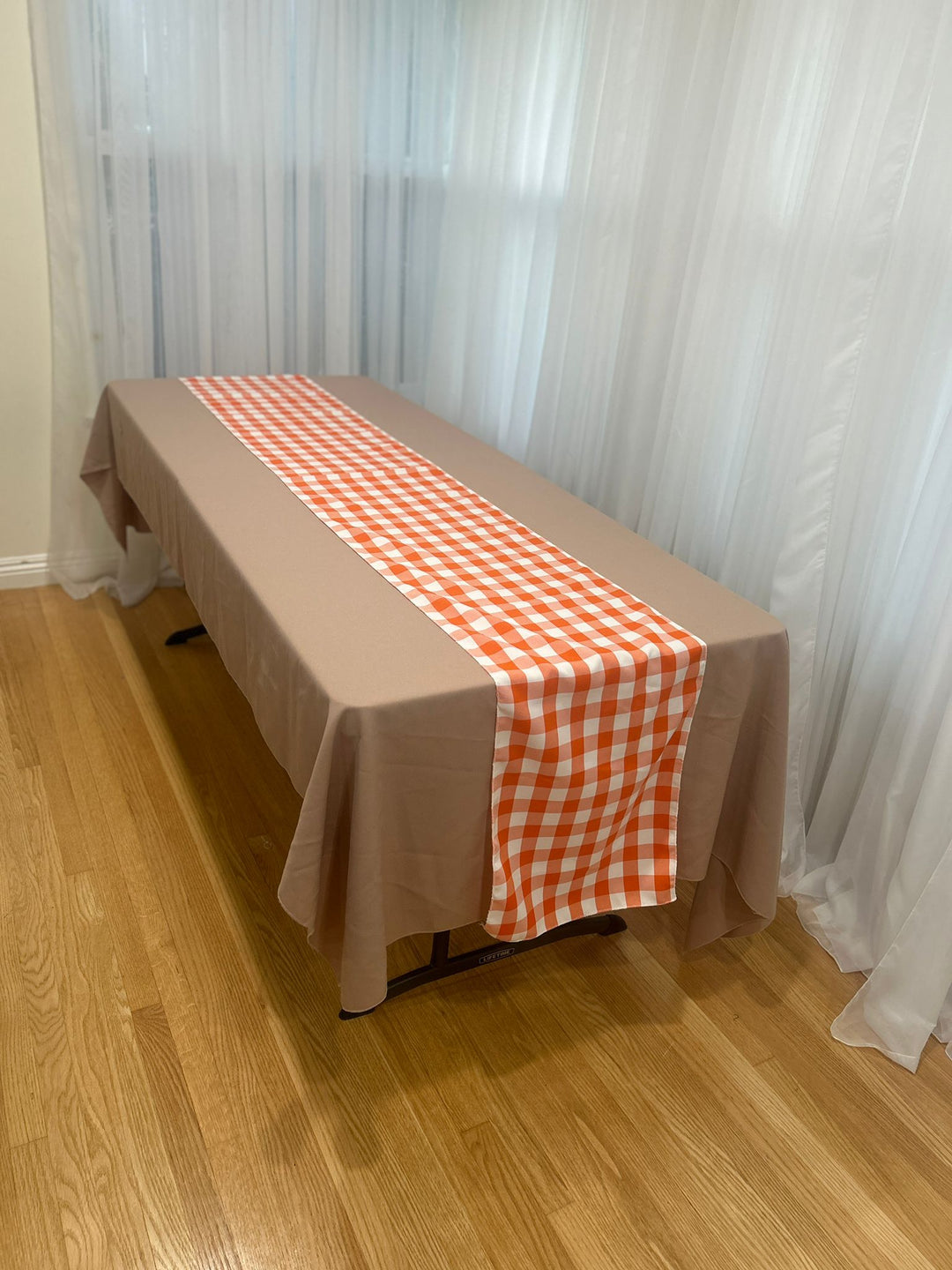 Buffalo Plaid Checkered Table Runner - 14"x108"