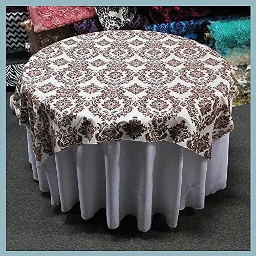 Damask Flocking Taffeta - Table Overlay