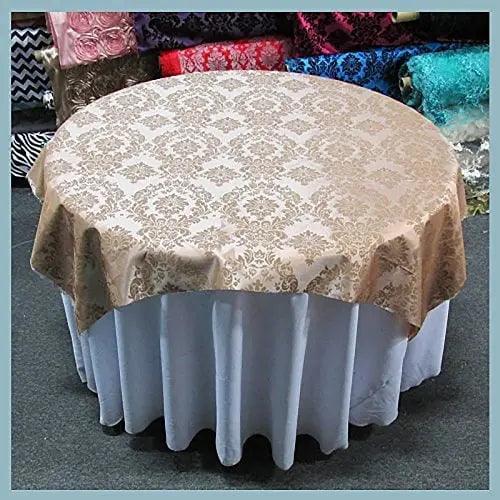 Damask Flocking Taffeta - Table Overlay