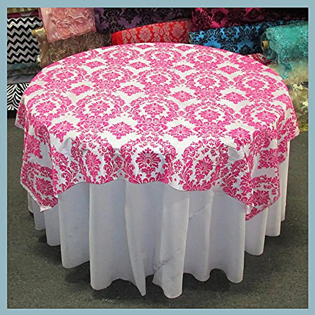 Damask Flocking Taffeta - Table Overlay
