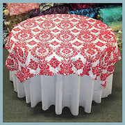 Damask Flocking Taffeta - Table Overlay