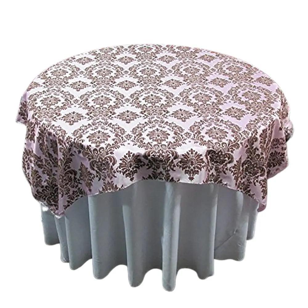 Damask Flocking Taffeta - Table Overlay