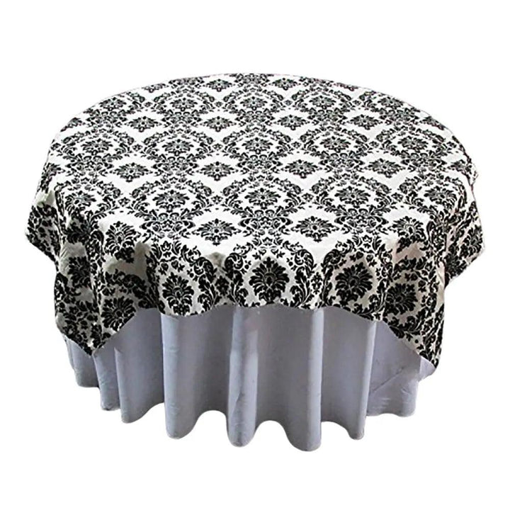 Damask Flocking Taffeta - Table Overlay
