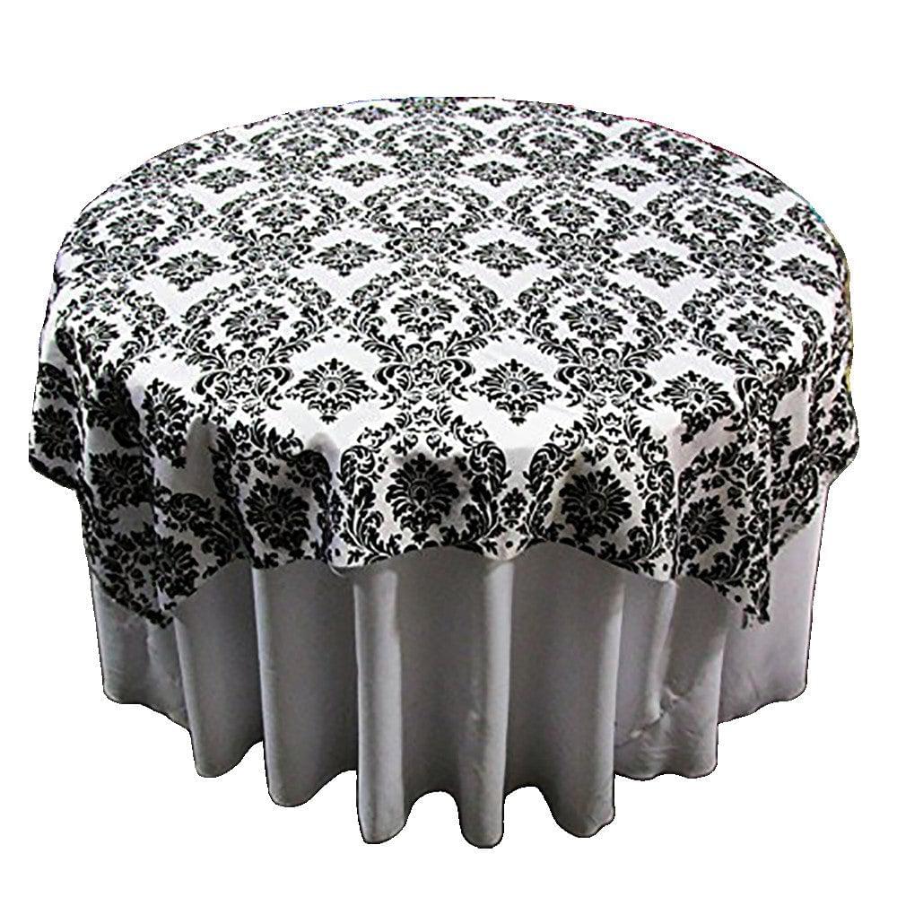 Damask Flocking Taffeta - Table Overlay