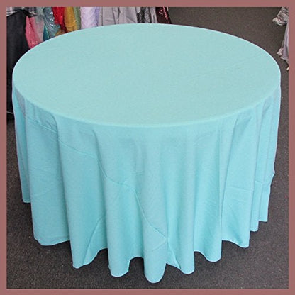 Poly Poplin Round Polyester Tablecloth - 108 Inch Linen - New Star Fabrics