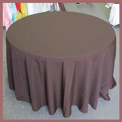 Poly Poplin Round Polyester Tablecloth - 108 Inch Linen - New Star Fabrics