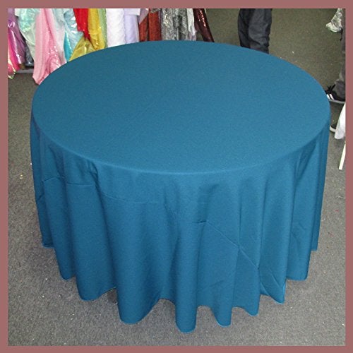 Poly Poplin Round Polyester Tablecloth - 120 Inch Linen - New Star Fabrics