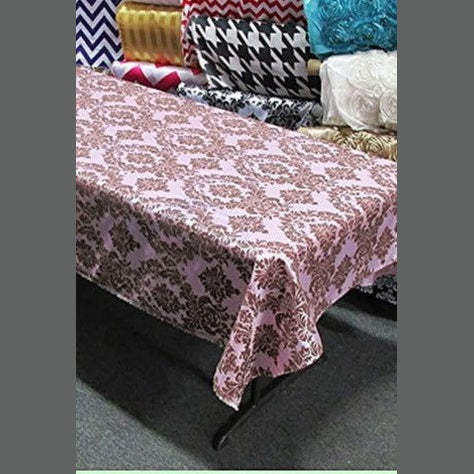 Rectangle Damask Taffeta Tablecloth - New Star Fabrics