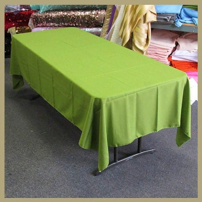 Rectangle Poly Poplin Tablecloth 60 by 108 inches - New Star Fabrics