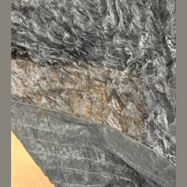 Ruffle Organza Fabric with Mesh  by the yard - New Star Fabrics