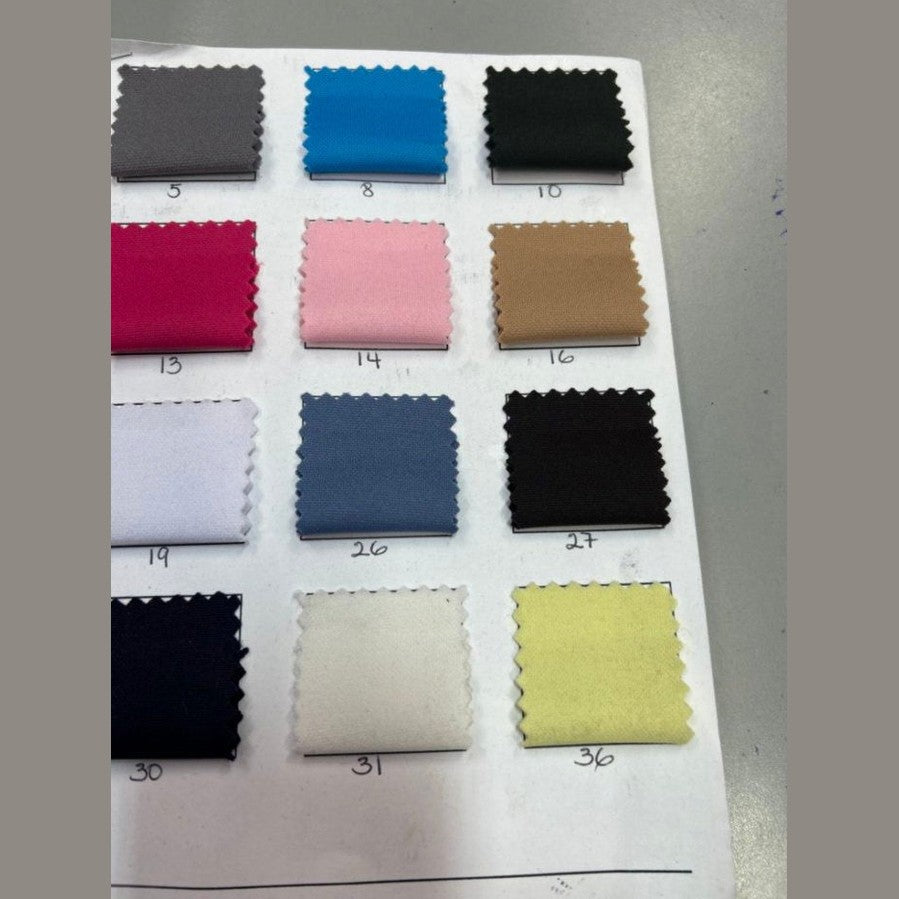 Scuba Stretch Knit Fabric 2 Way Semi Stretch  by the yard - New Star Fabrics