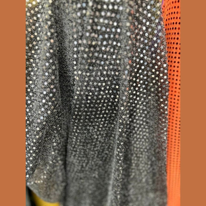 Small Dot Confetti Sequin Fabric - 45" Wide - Sold by the Yard - New Star Fabrics