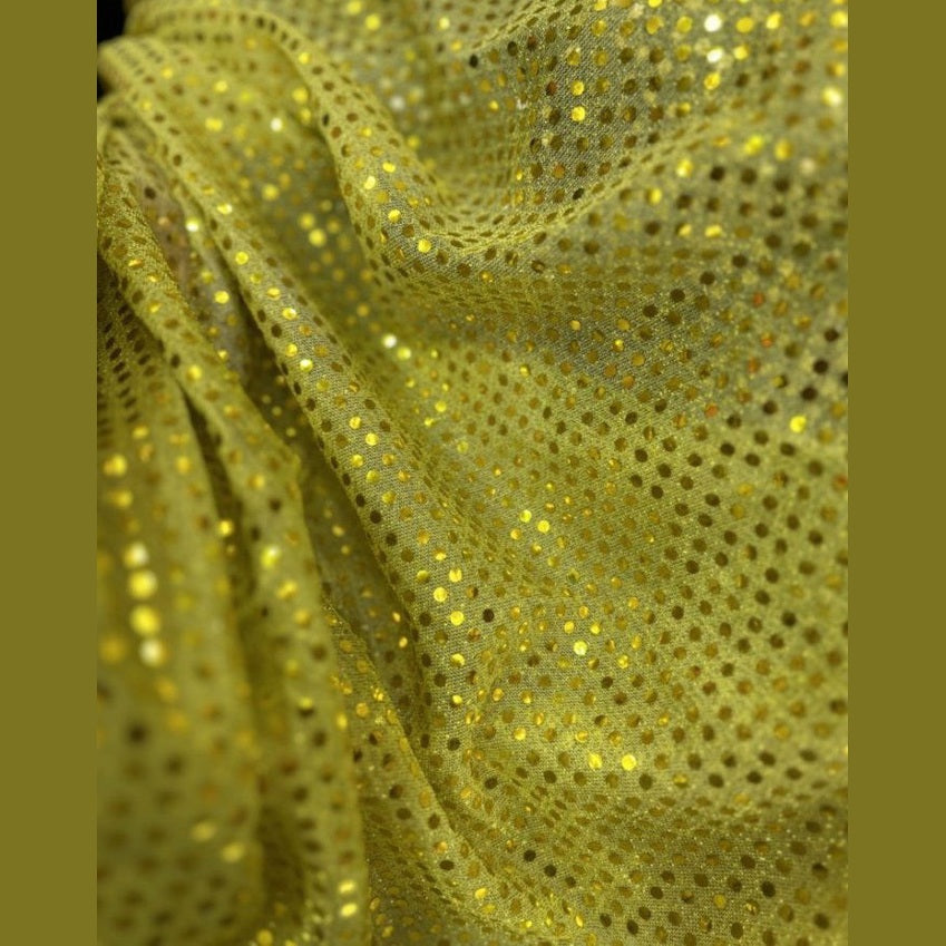 Small Dot Confetti Sequin Fabric - 45" Wide - Sold by the Yard - New Star Fabrics