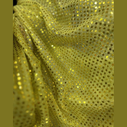 Small Dot Confetti Sequin Fabric - 45" Wide - Sold by the Yard - New Star Fabrics