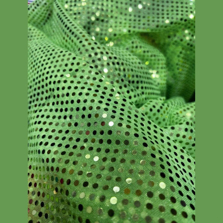 Small Dot Confetti Sequin Fabric - 45" Wide - Sold by the Yard - New Star Fabrics