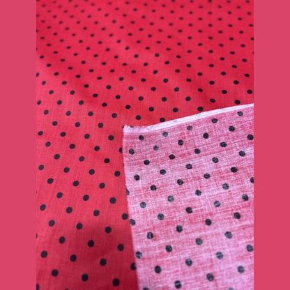 Small Polka Dot Poly Cotton Fabric 60 Inches Wide  by the yard - New Star Fabrics