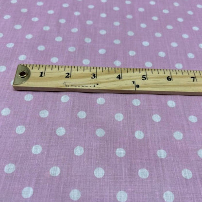 Small Polka Dot Poly Cotton Fabric 60 Inches Wide  by the yard - New Star Fabrics