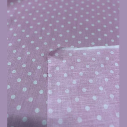Small Polka Dot Poly Cotton Fabric 60 Inches Wide  by the yard - New Star Fabrics