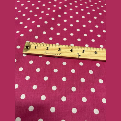 Small Polka Dot Poly Cotton Fabric 60 Inches Wide  by the yard - New Star Fabrics