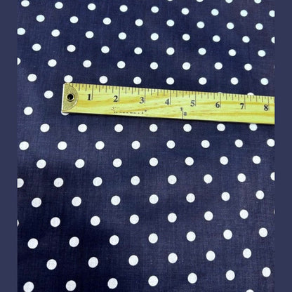 Small Polka Dot Poly Cotton Fabric 60 Inches Wide  by the yard - New Star Fabrics