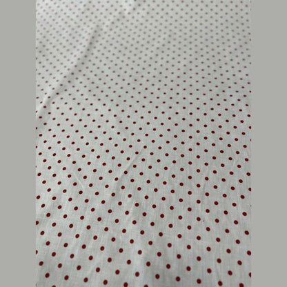 Small Polka Dot Poly Cotton Fabric 60 Inches Wide  by the yard - New Star Fabrics