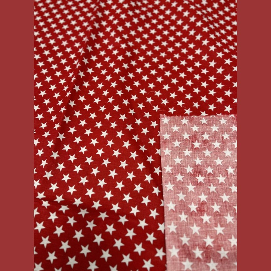 Star Print Poly Cotton Fabric  60 Inches Wide Fabric  by the yard - New Star Fabrics