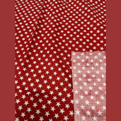 Star Print Poly Cotton Fabric  60 Inches Wide Fabric  by the yard - New Star Fabrics