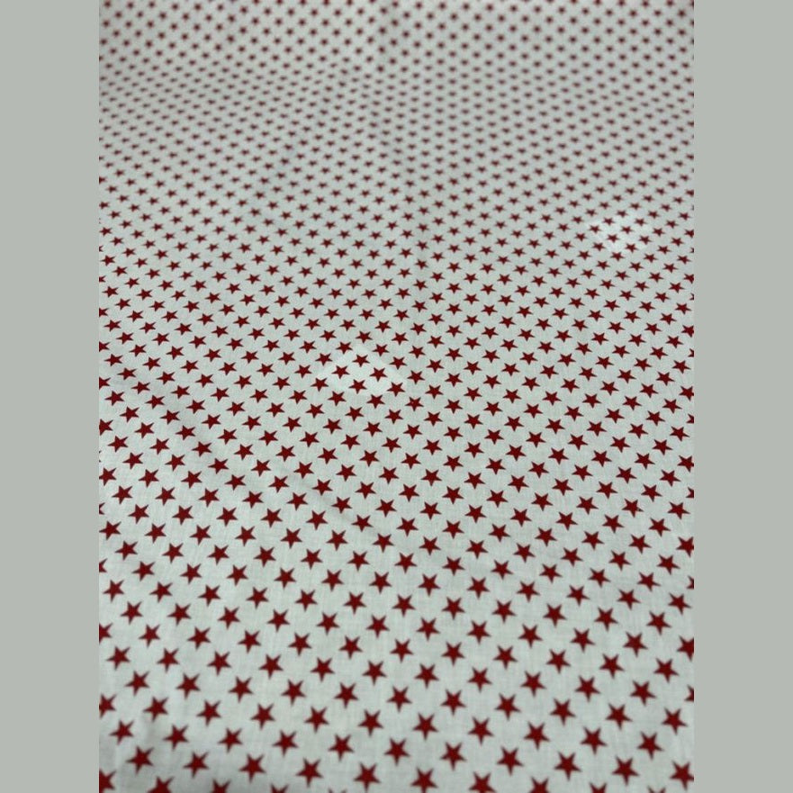 Star Print Poly Cotton Fabric  60 Inches Wide Fabric  by the yard - New Star Fabrics