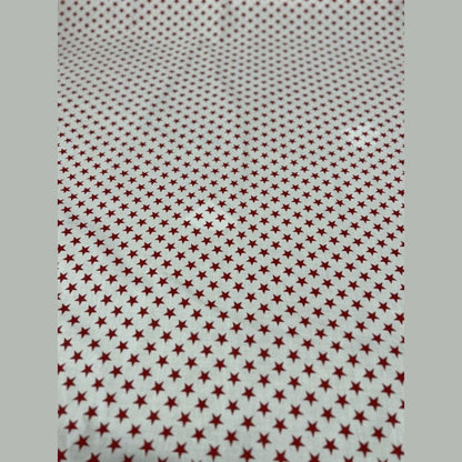 Star Print Poly Cotton Fabric  60 Inches Wide Fabric  by the yard - New Star Fabrics