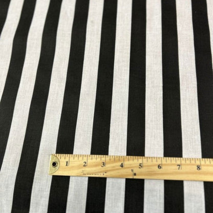 Stripe Print Poly Cotton 1 inch Fabric 60 Inches Wide - New Star Fabrics