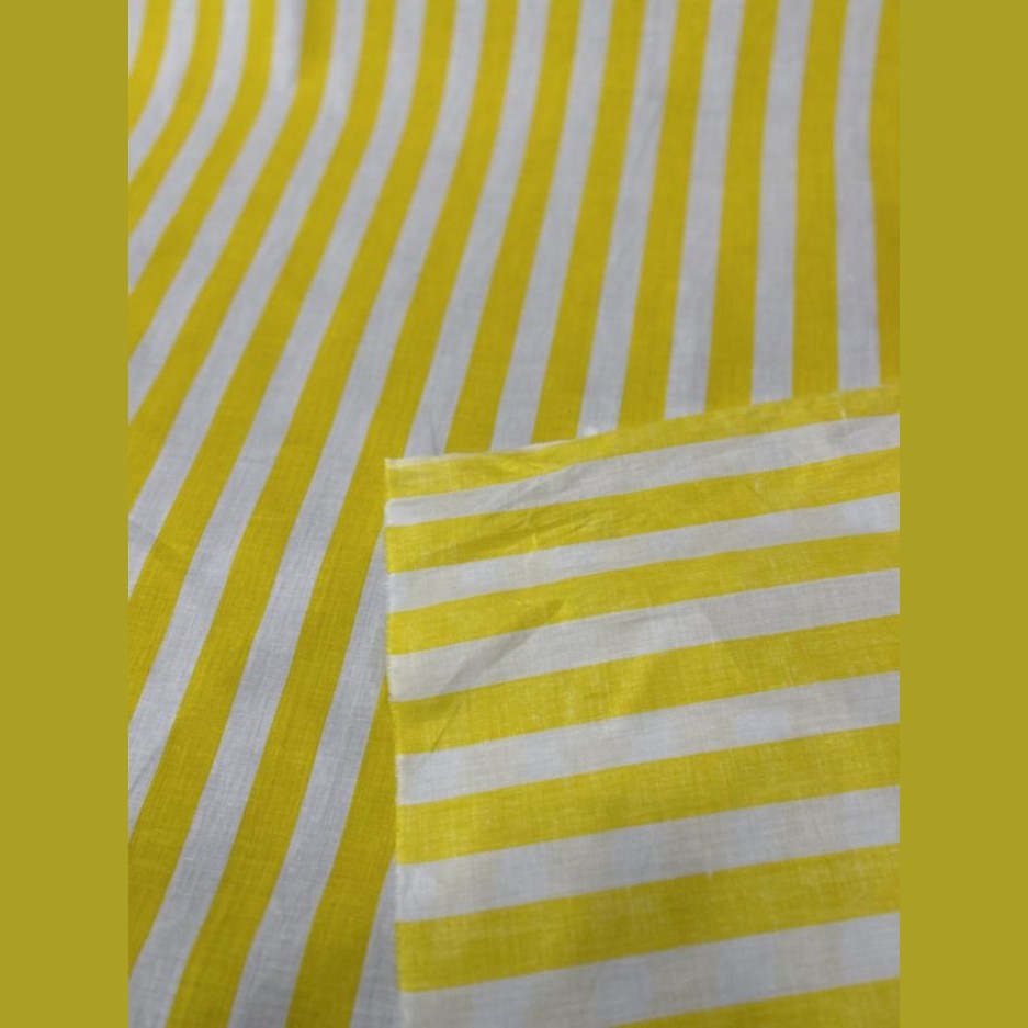 Stripe Print Poly Cotton 1 inch Fabric 60 Inches Wide - New Star Fabrics