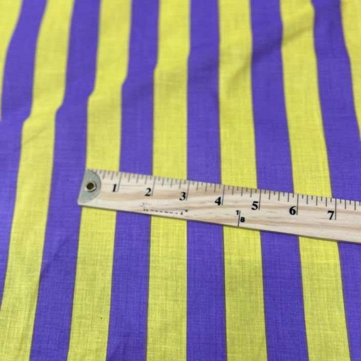 Stripe Print Poly Cotton 1 inch Fabric 60 Inches Wide - New Star Fabrics