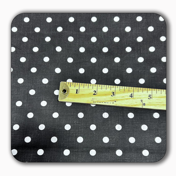 Small Polka Dot Poly Cotton Fabric - Sold by the Yard