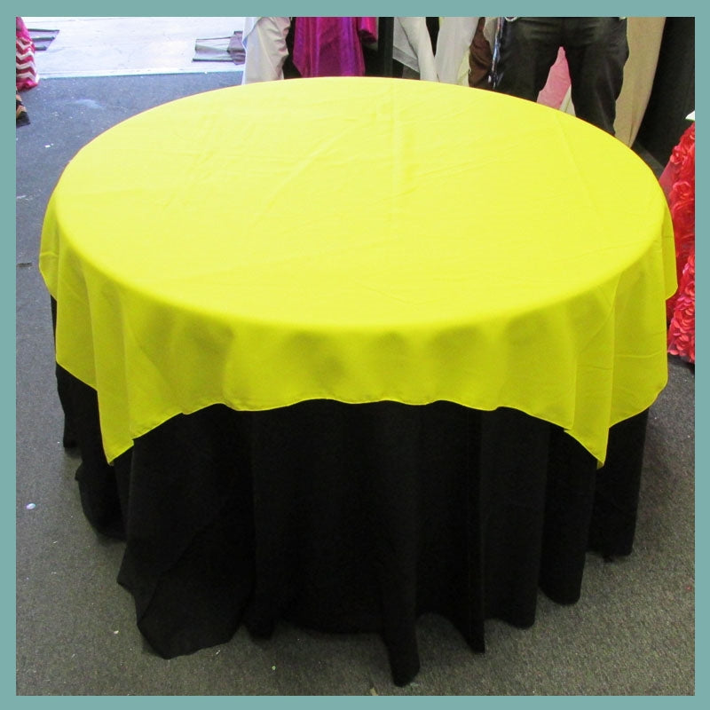 Table Overlay Poly Poplin / Polyester / Gabardine 58 X 58 Inches - New Star Fabrics