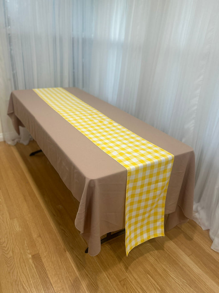Buffalo Plaid Checkered Table Runner - 14"x108"