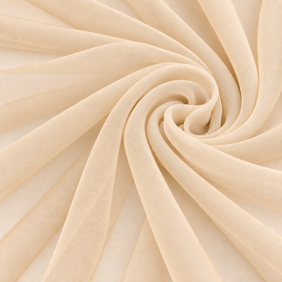 50-Yard Chiffon Fabric – 58″ Wide Continuous Piece for Wedding Draping