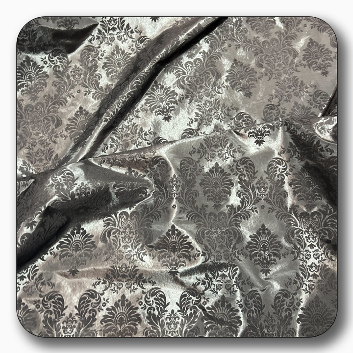5 Yards Damask Flocking Taffeta Wholesale