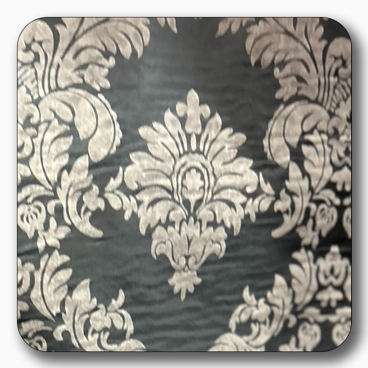 5 Yards Damask Flocking Taffeta Wholesale