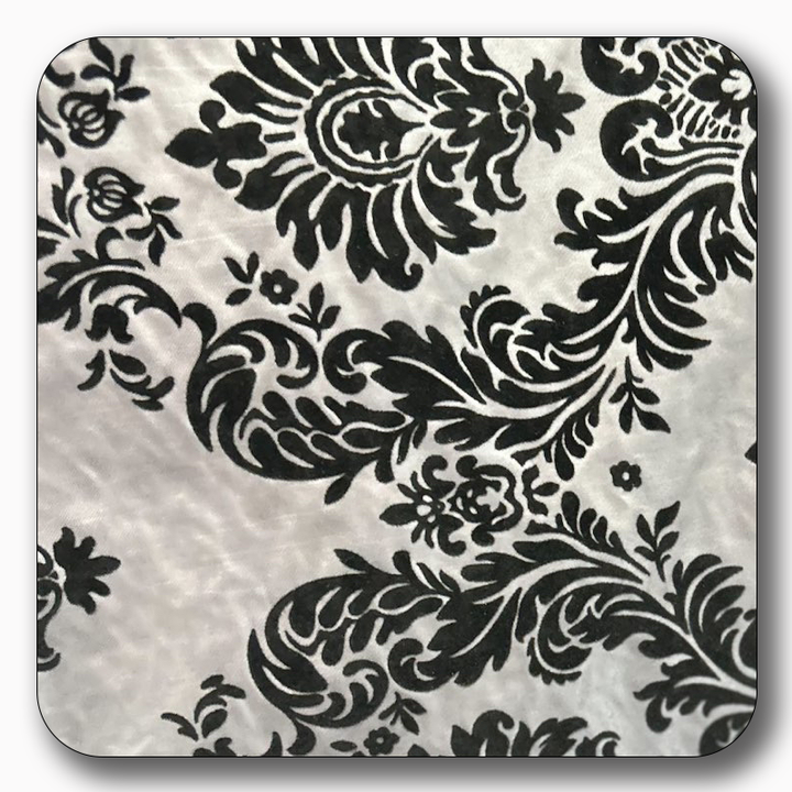 5 Yards Damask Flocking Taffeta Wholesale