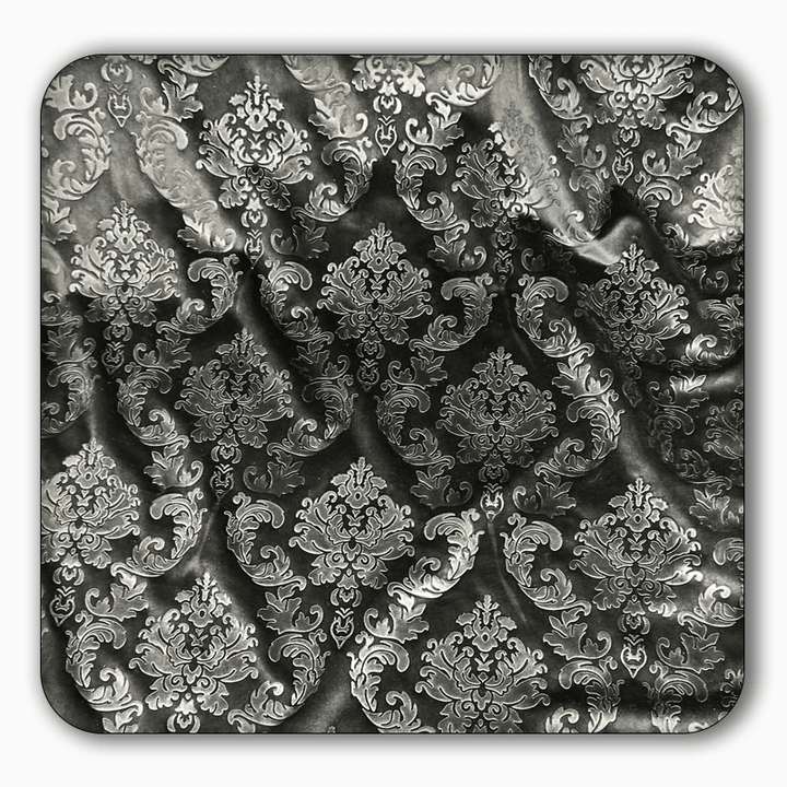 Embossed Damask Velvet Drapery - Upholstery Fabric - Sold by the Yard