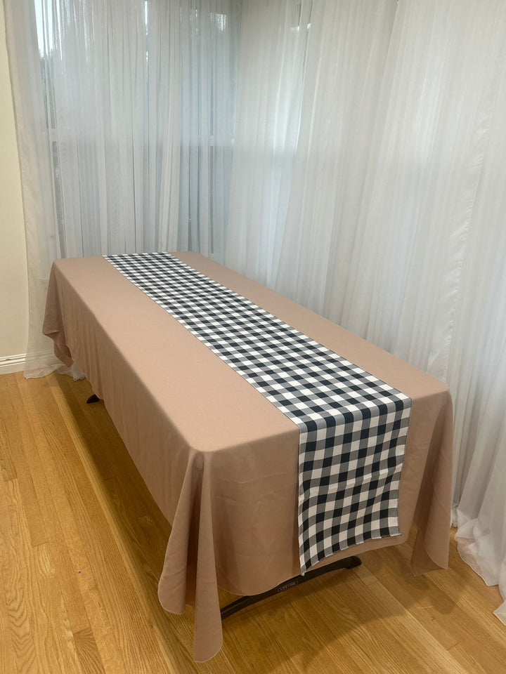 Buffalo Plaid Checkered Table Runner - 14"x108"