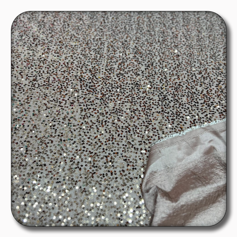 5 Yards Sequin Taffeta Fabric Wholesale Free Shipping
