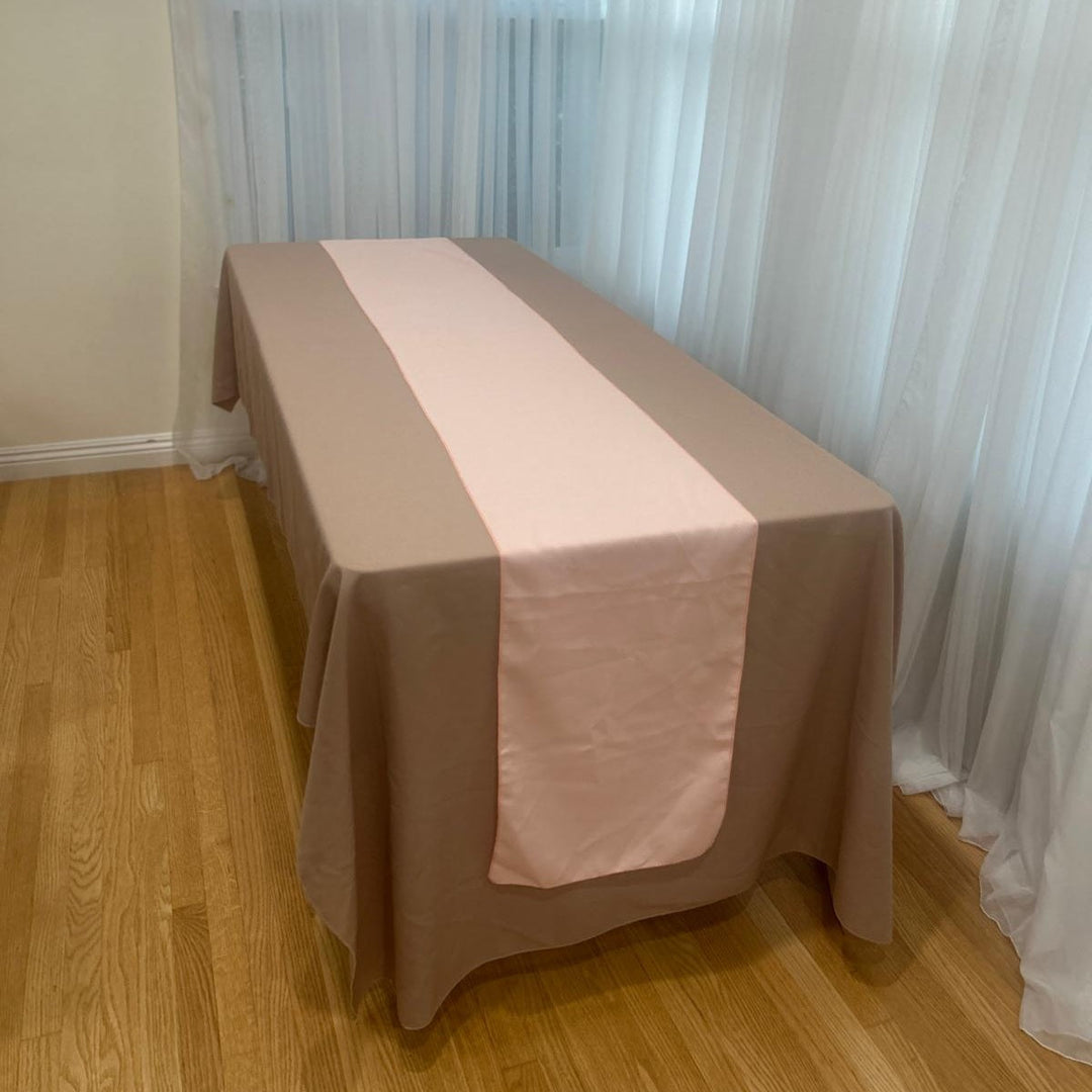 Polyester Poly Poplin Table Runners 14 by 108 Inch – Free Shipping