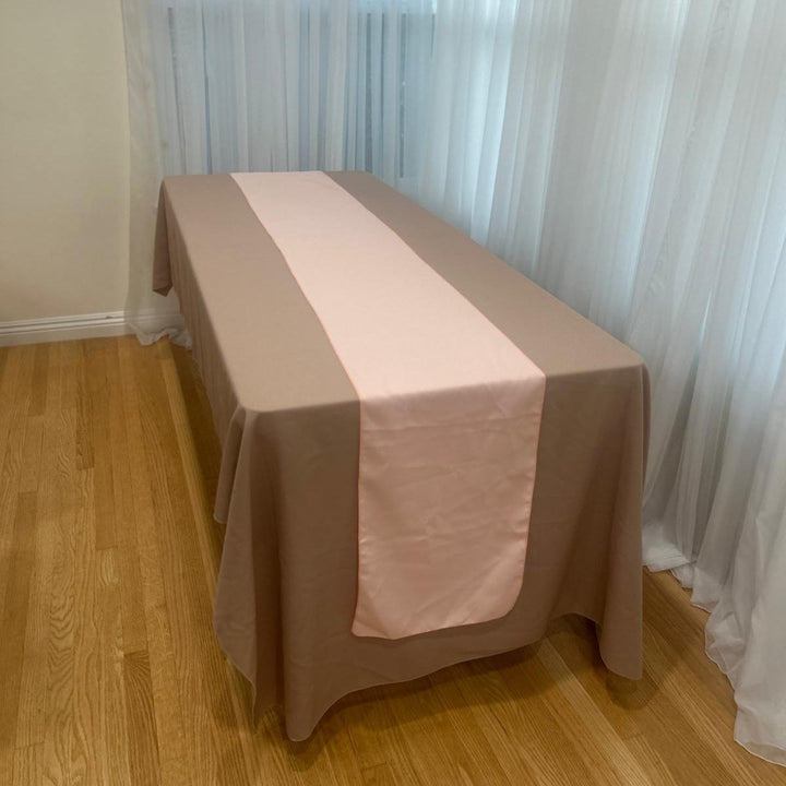 Polyester Poly Poplin Table Runners 14 by 108 Inch – Free Shipping
