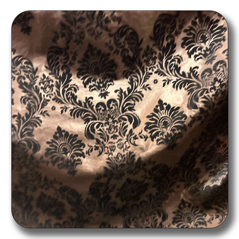 5 Yards Damask Flocking Taffeta Wholesale