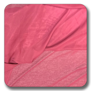 Soft pink polyester chiffon fabric, lightweight and durable, perfect for various sewing projects.